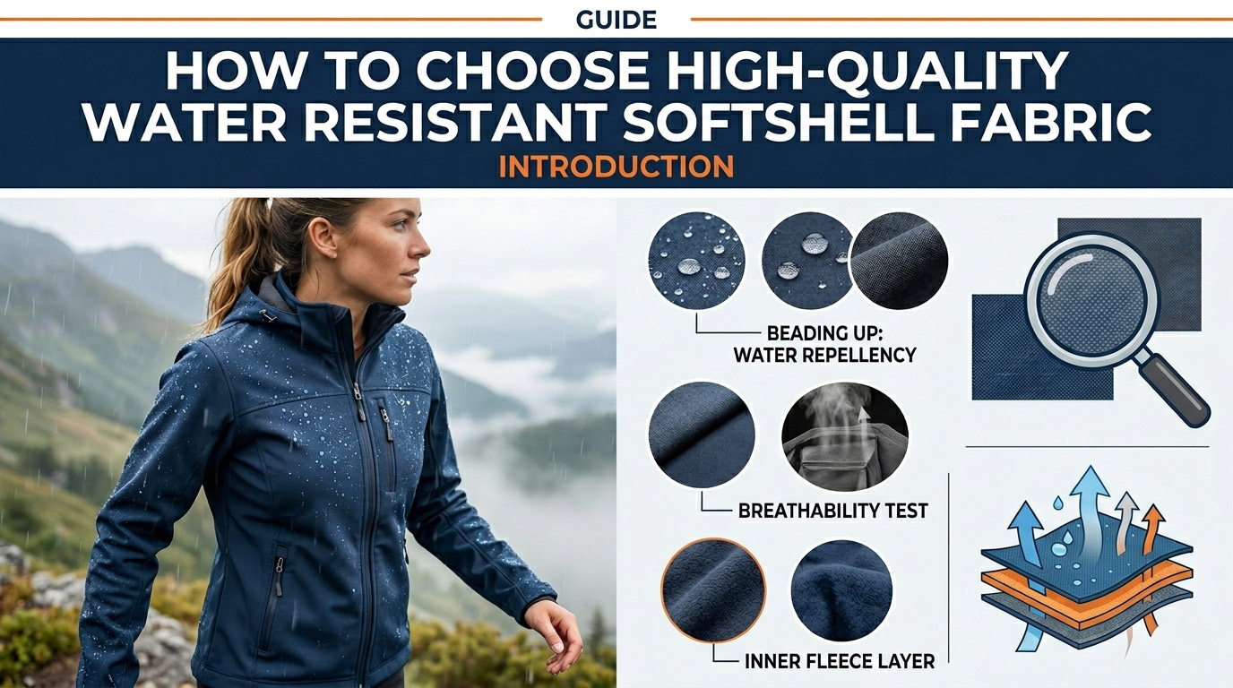 Yüksek Kaliteli Suya Dayanıklı Softshell Kumaş Nasıl Seçilir