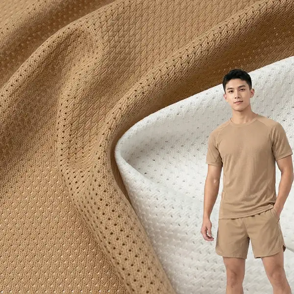 Geri Dönüşümlü Polyester Konfeksiyon Örgü Kumaş